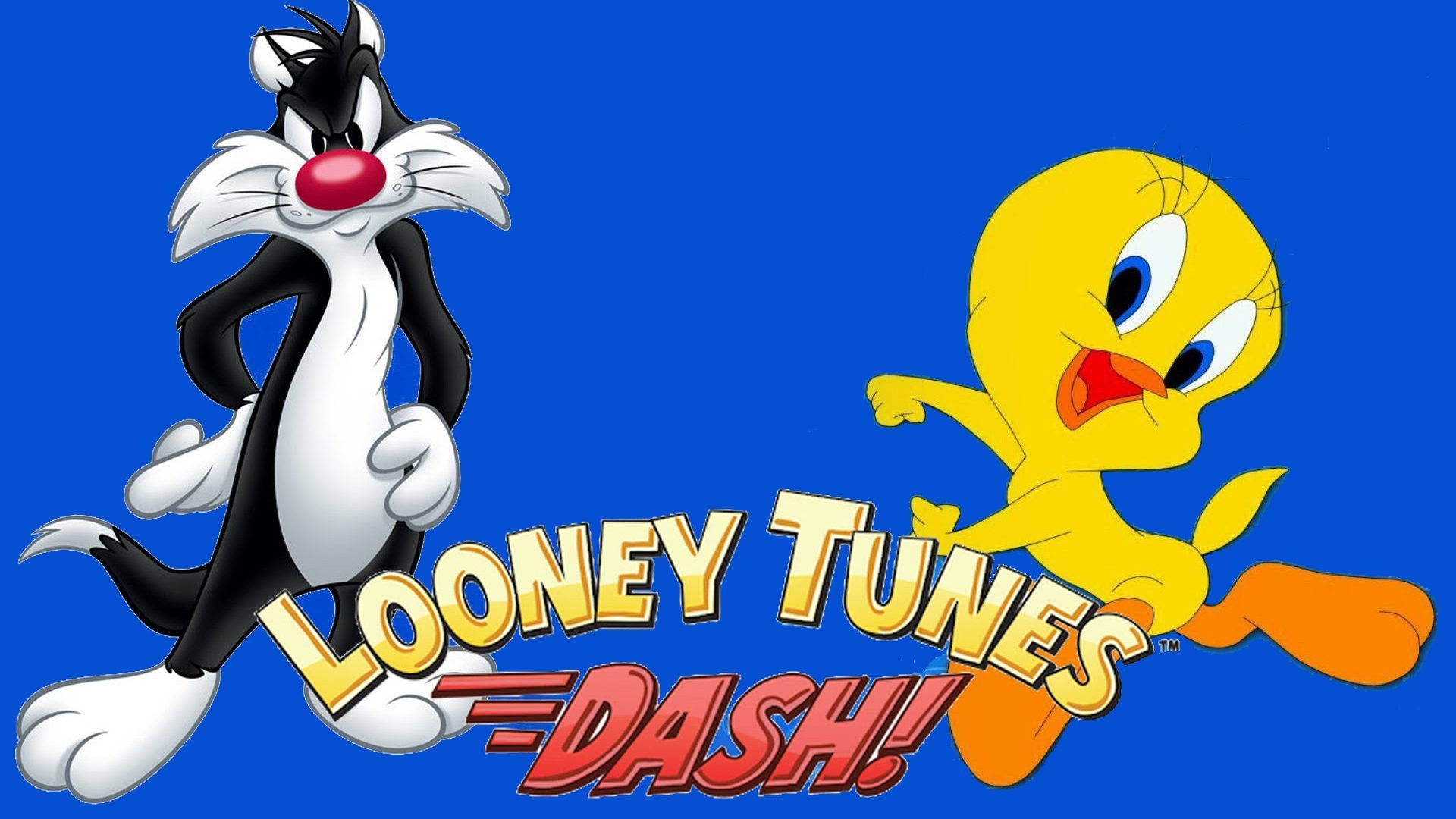 Sylvester og Looney Tunes Dash Wallpaper