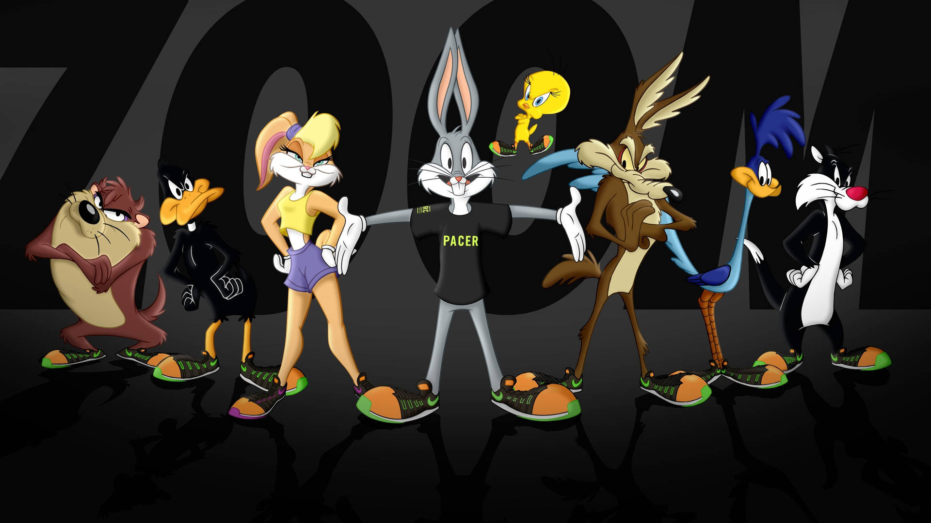 Sylvesteroch Looney Tunes-gänget Wallpaper