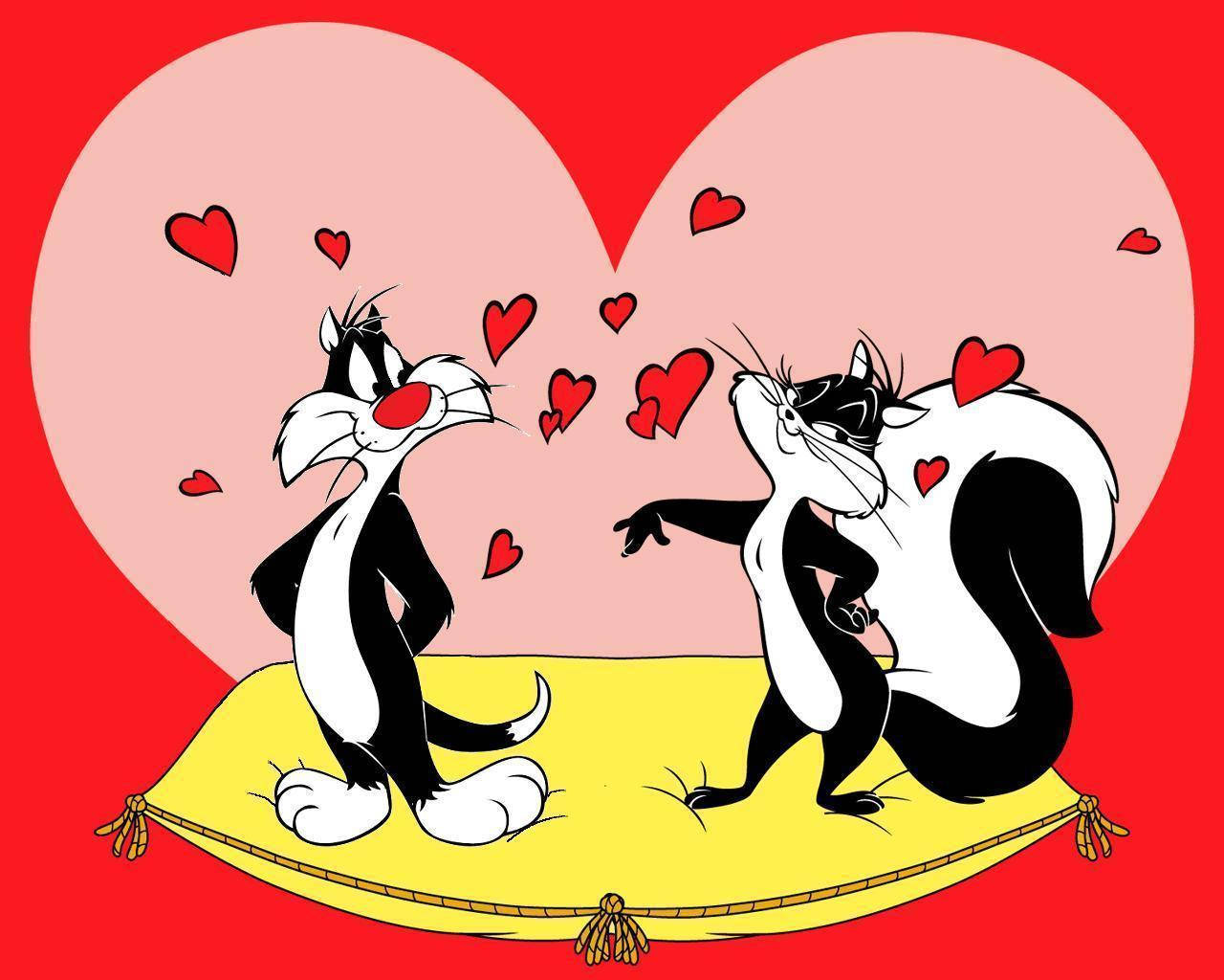 Sylvester And Penelope Pussycat Wallpaper