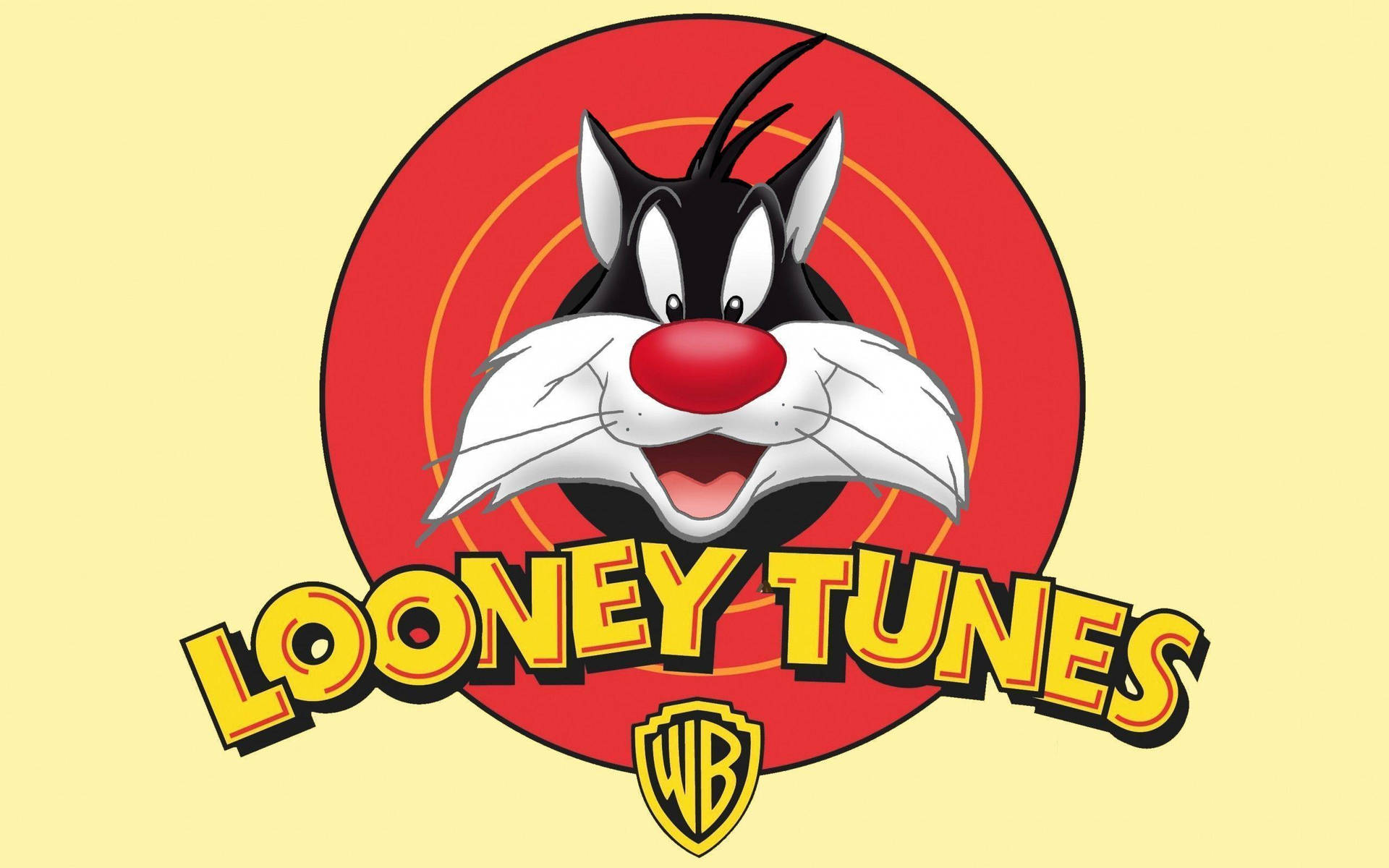 Sylvesterauf Dem Looney Tunes-logo Wallpaper
