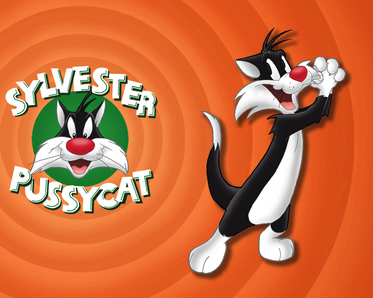 Sylvesterpussycat-kunstwerk. Wallpaper