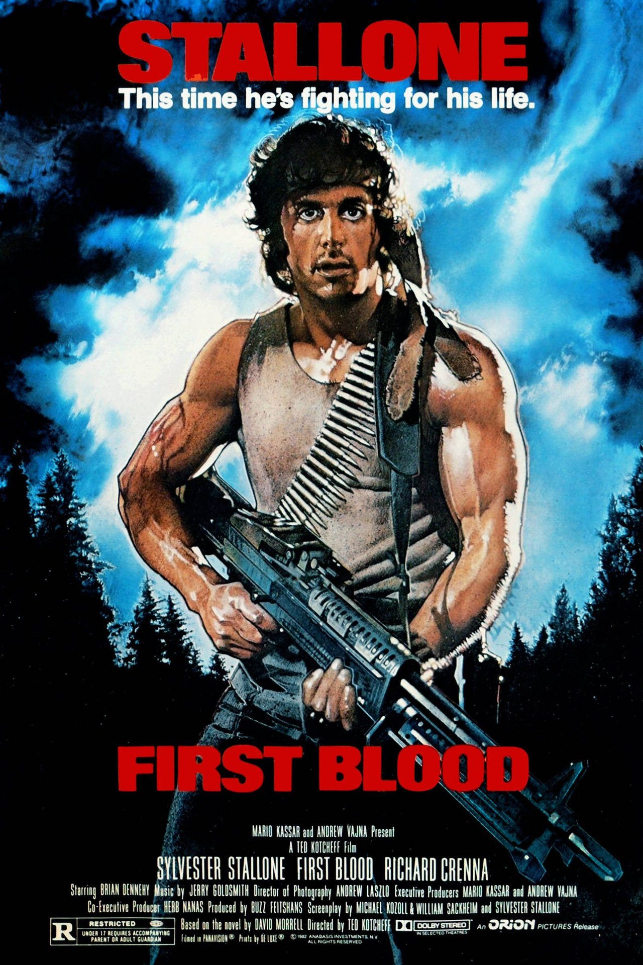 Sylvester Stallone As Rambo Wallpaper