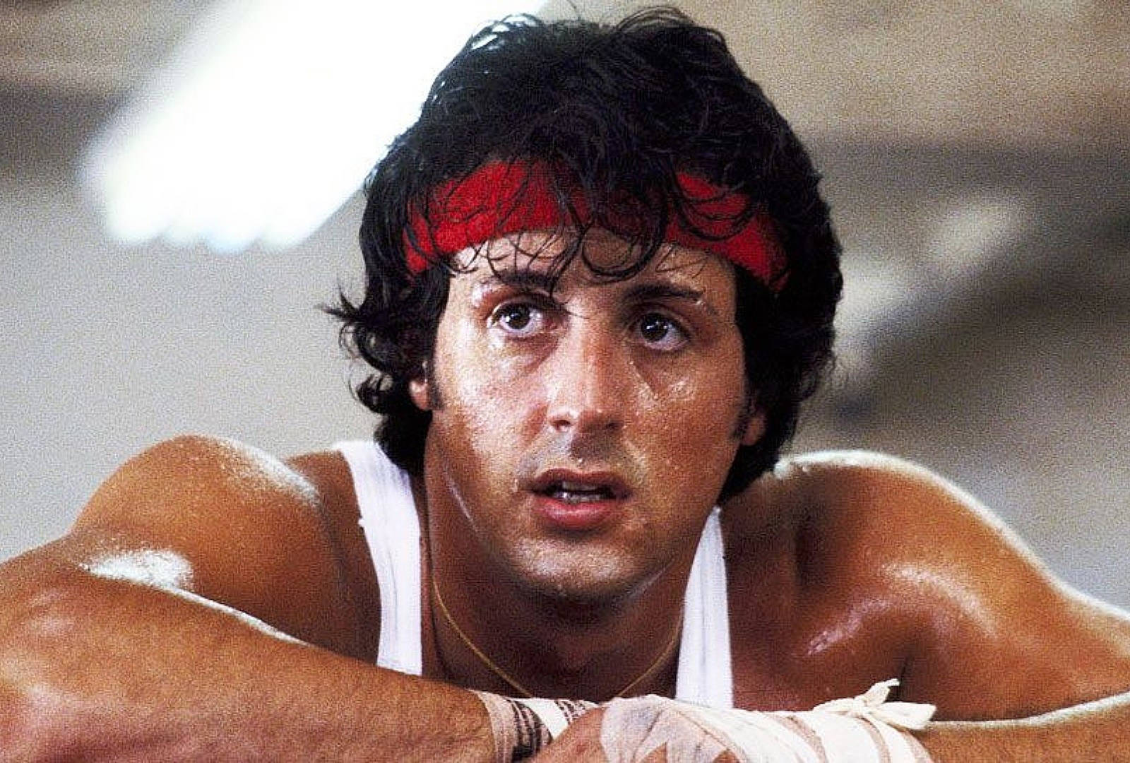 Sylvester Stallone Rocky-training. Wallpaper