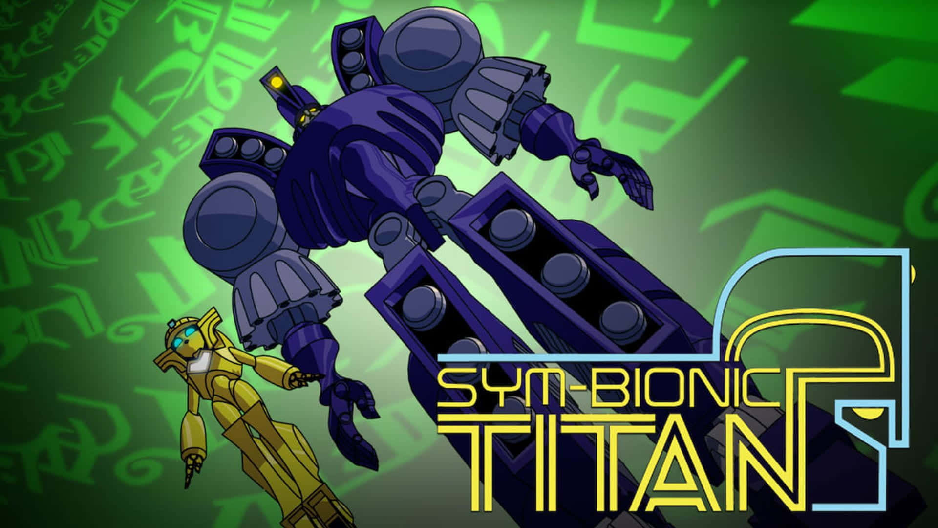 Sym Bionic Titan Charactersand Logo Wallpaper