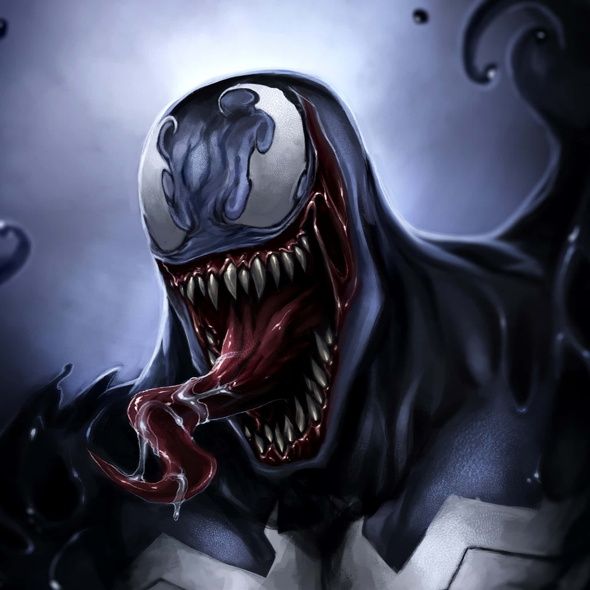 Symbiote Unleashed - The Dark Power Wallpaper