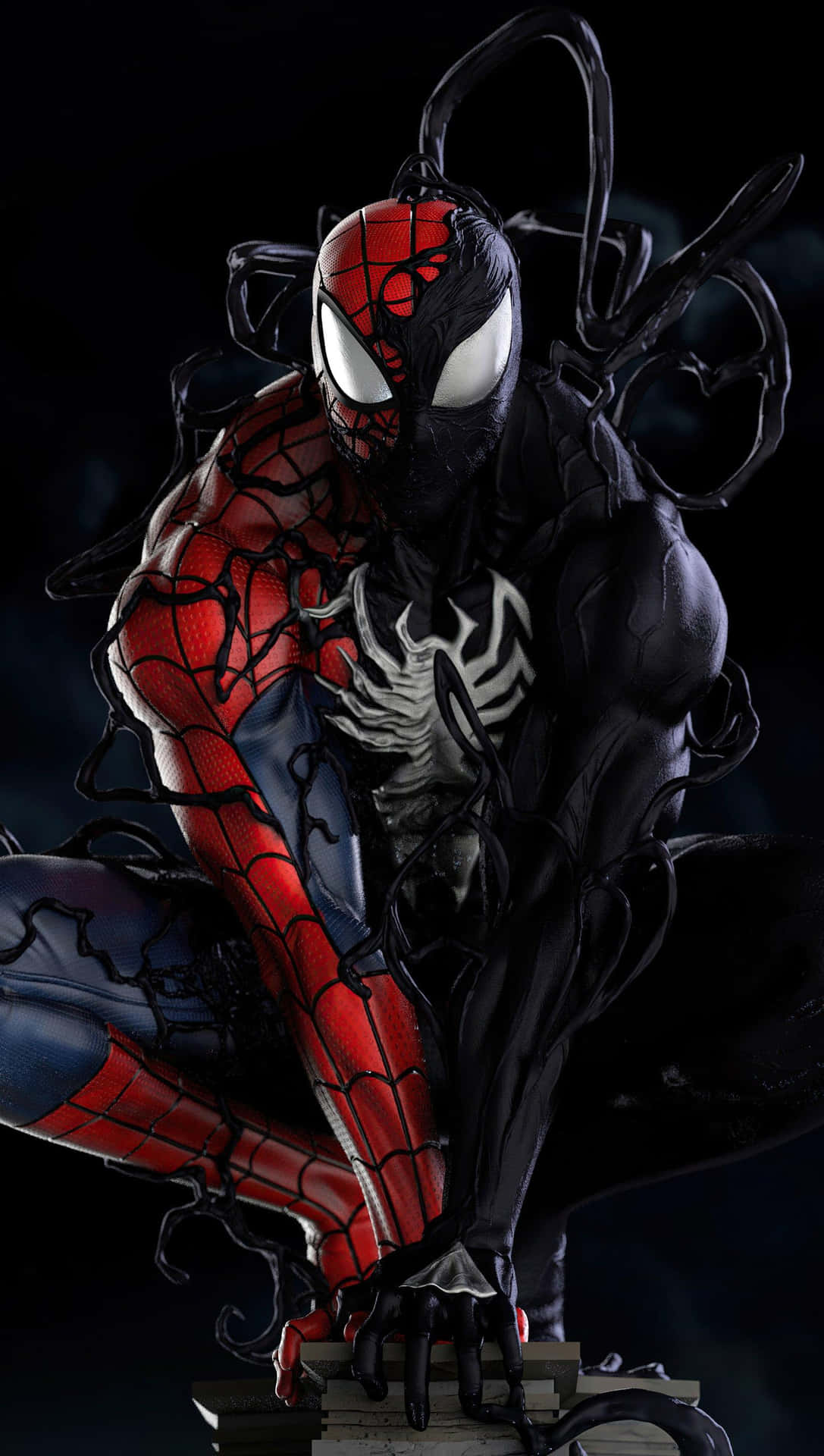 Symbiote Spider Man Artwork Wallpaper