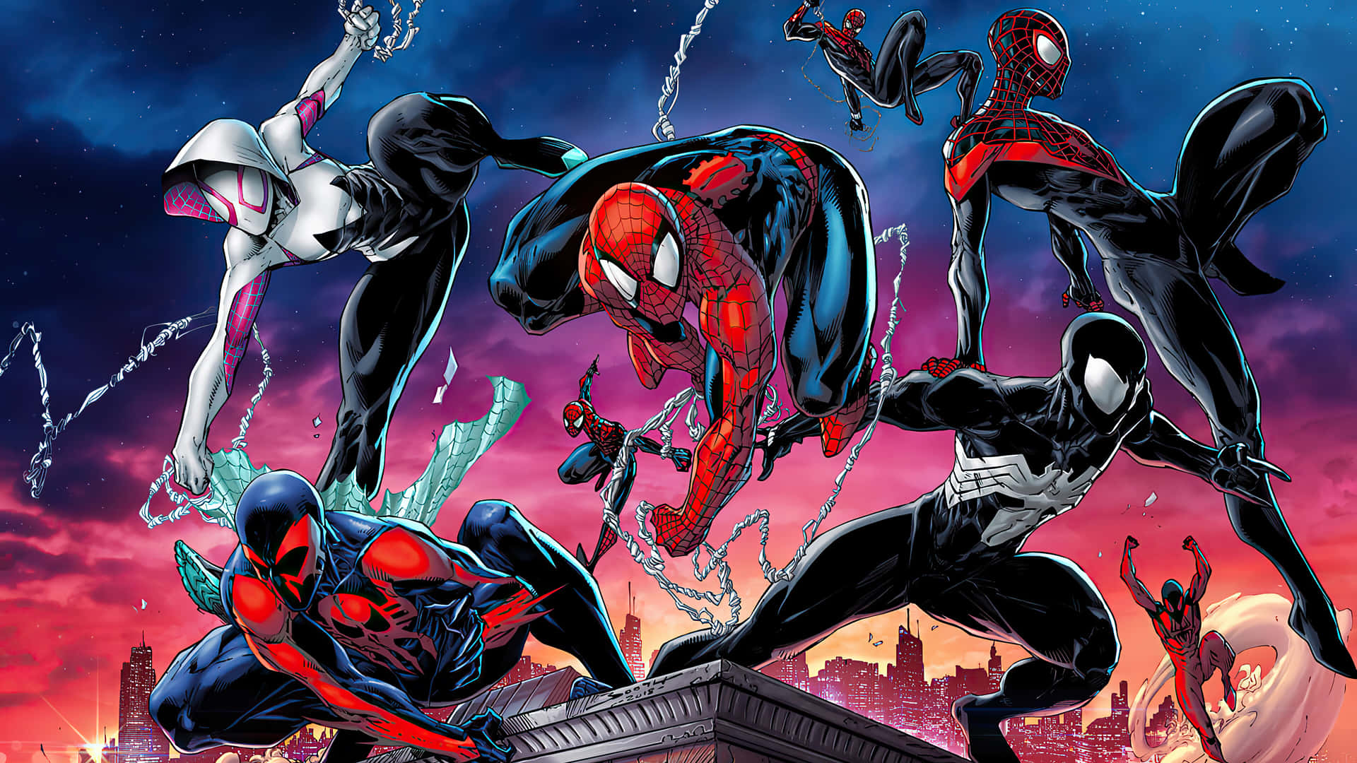 Symbiote_ Spider_ Man_ Team_ Up Wallpaper
