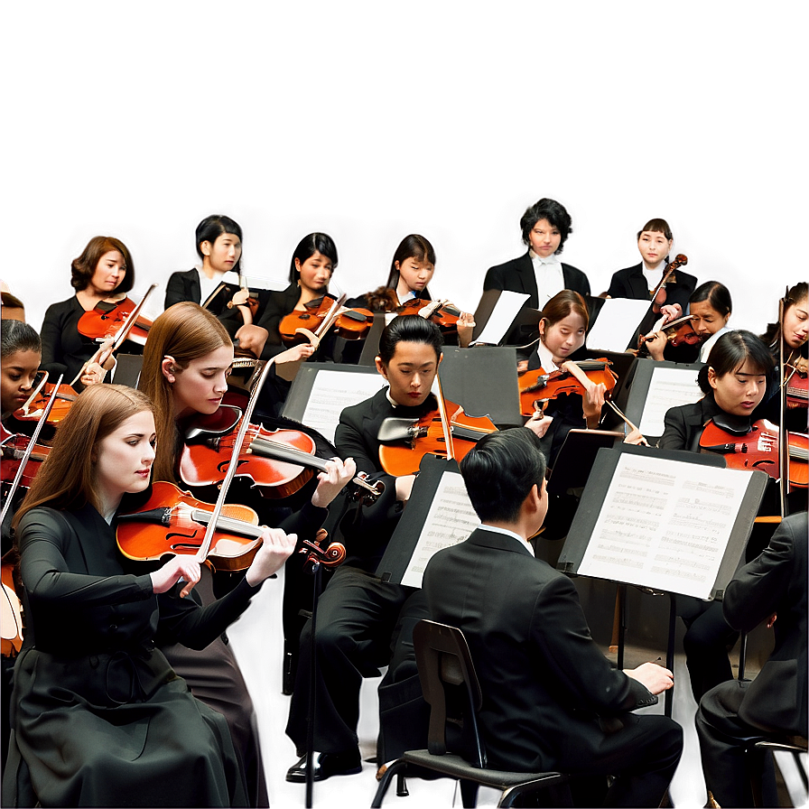 Symphony Orchestra Crowd Png 06242024 PNG