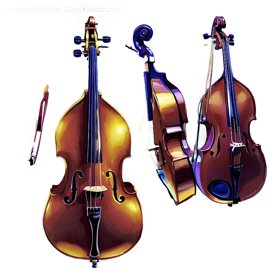 Symphony Orchestra Double Bass Png Cka47 PNG