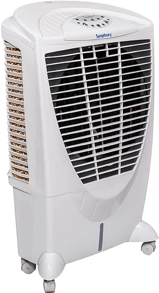 Symphony Portable Air Cooler White PNG