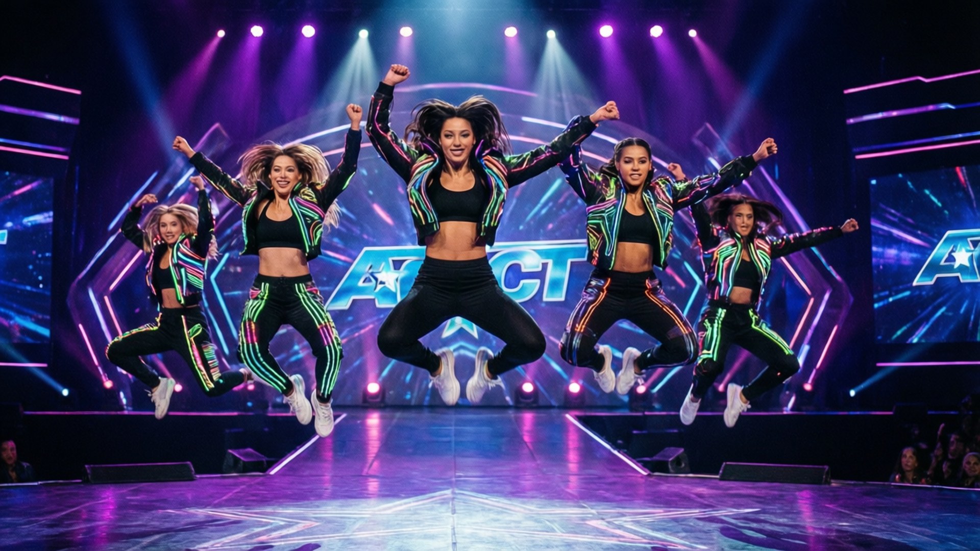 Groupe de danse synchronisée Fonds d'écran