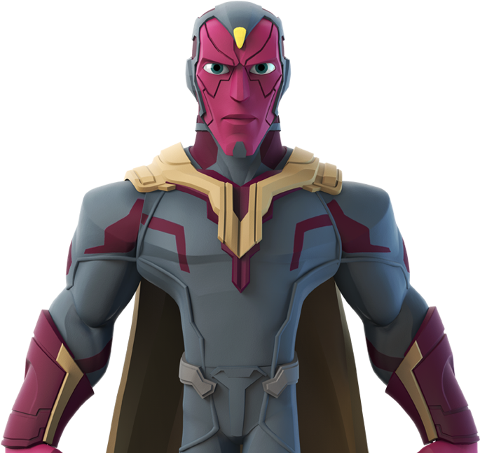 Synthetic Avenger Portrait PNG