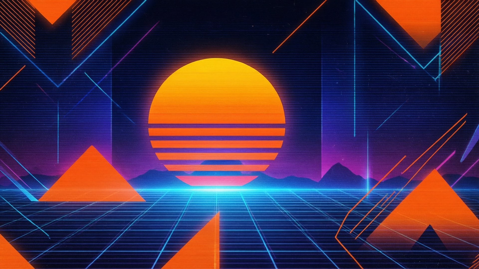 Synthwave Astros Fondos de pantalla