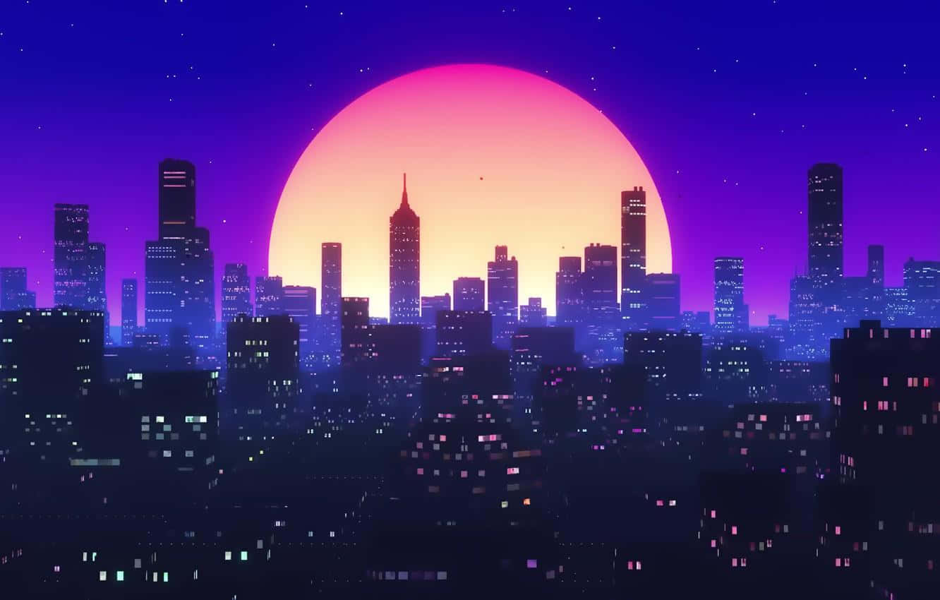 Synthwave 1332 X 850 Wallpaper