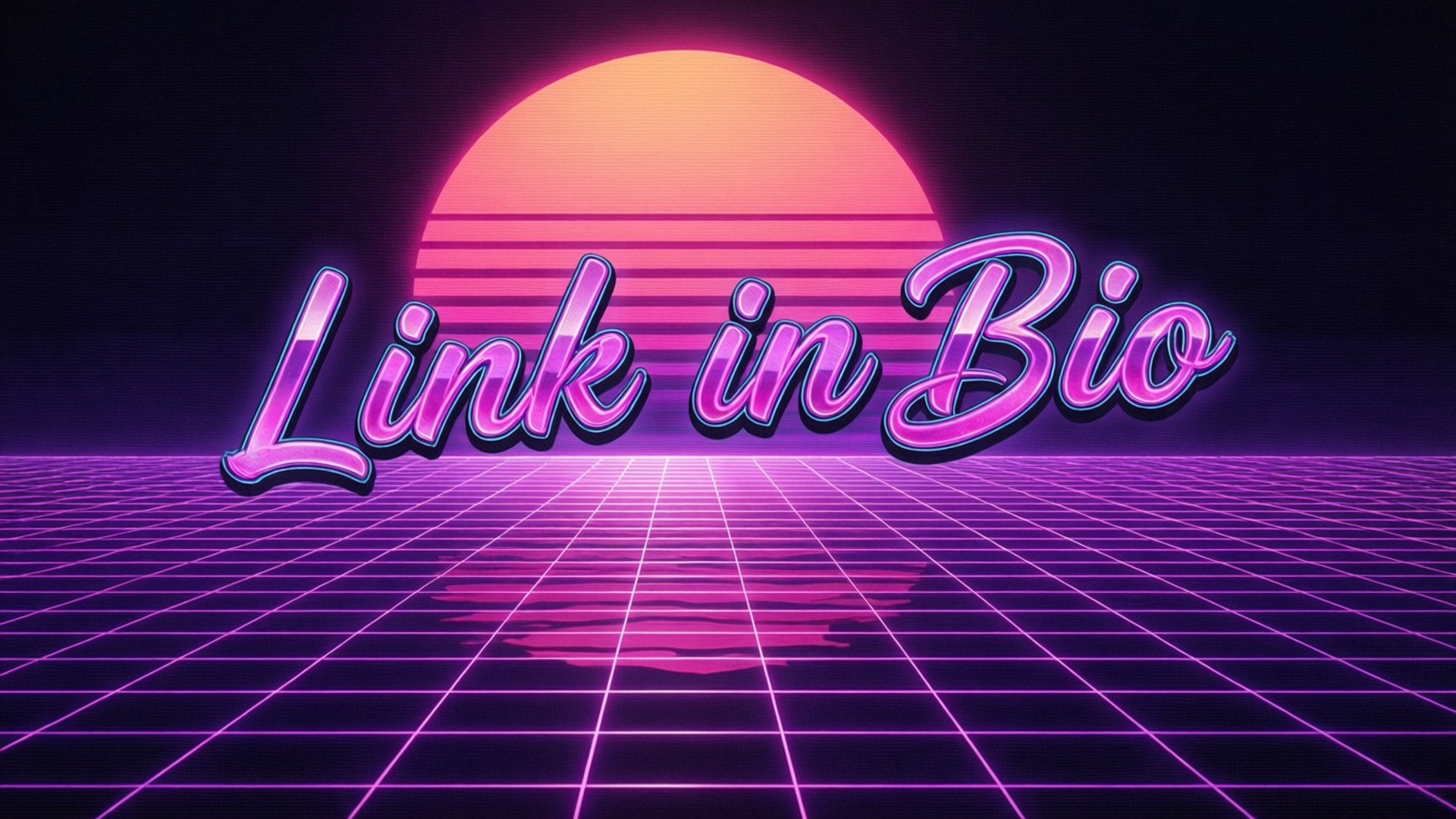 Synthwave Retro Link Bakgrunner