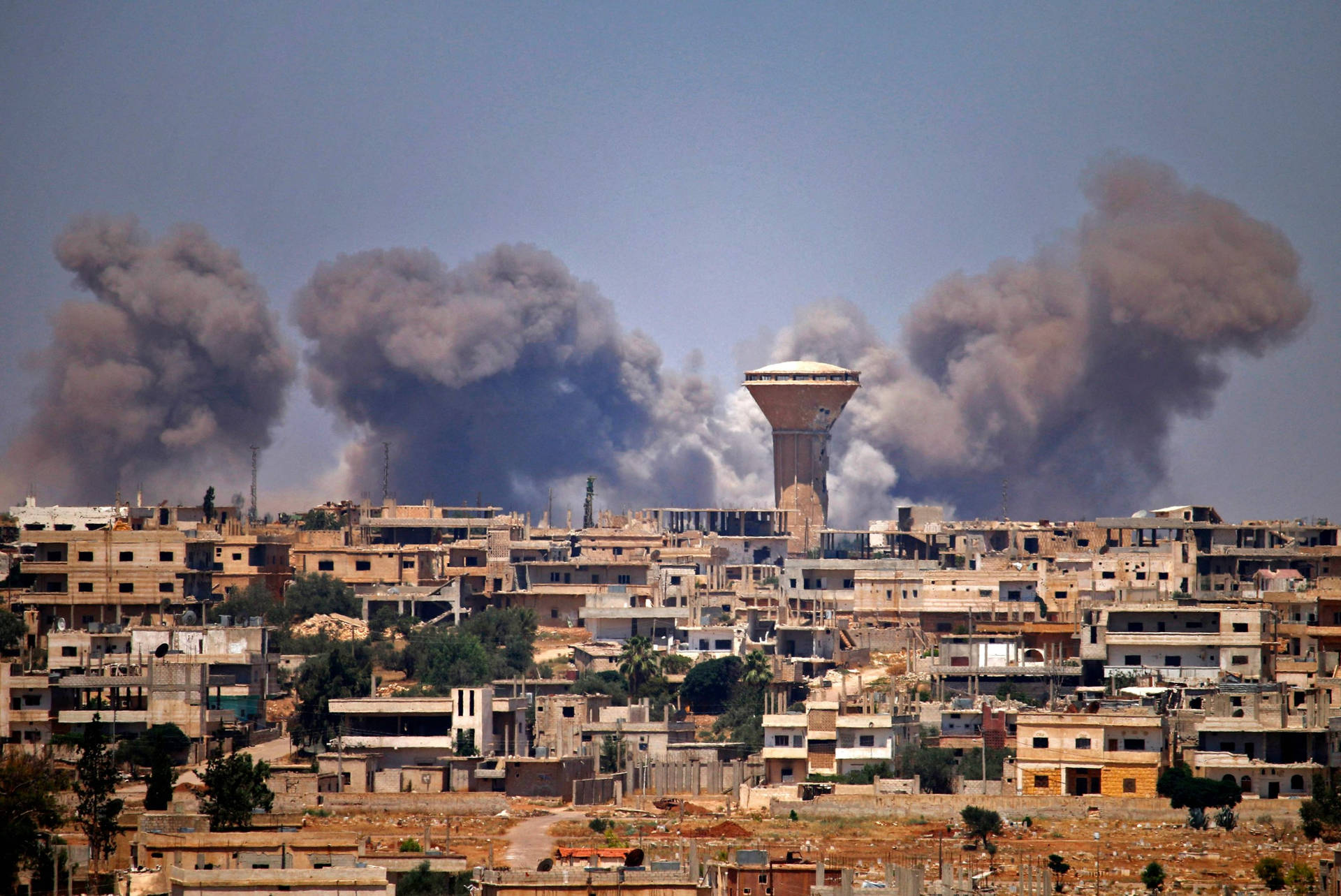 Syria Bombing Strike Wallpaper