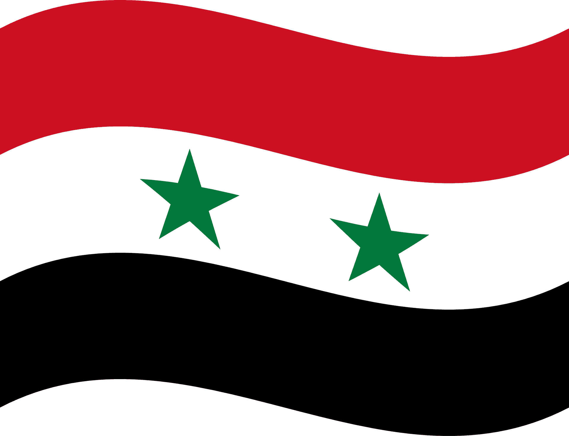 Syrian National Flag PNG