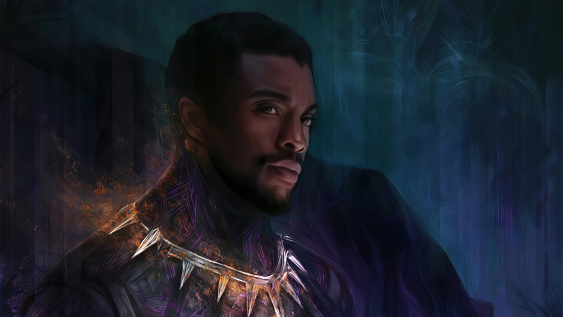T'challa Black Panther Hollywood Movie Background