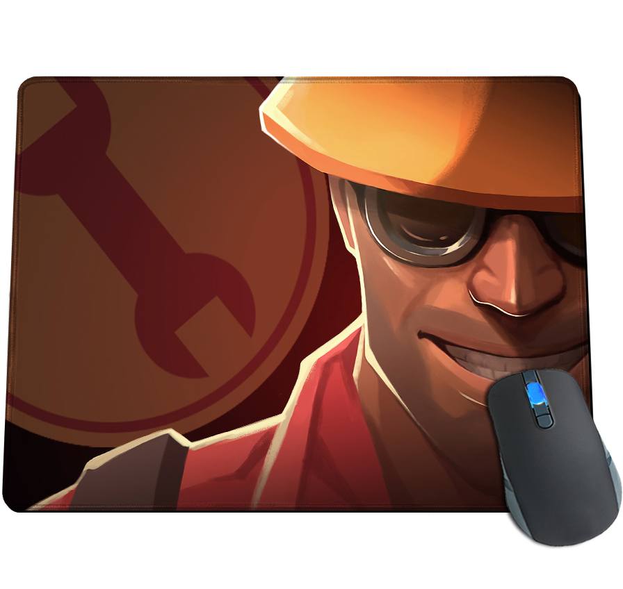 T F2 Engineer Mousepad PNG