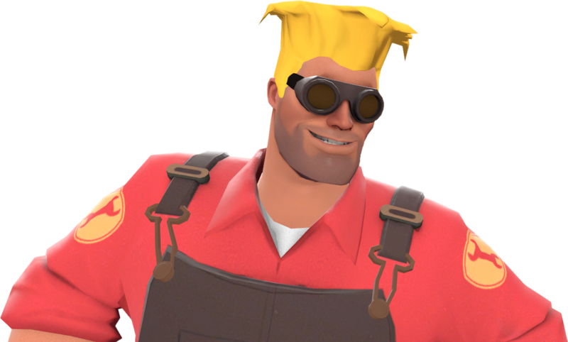 T F2_ Engineer_ Smiling_ Portrait PNG