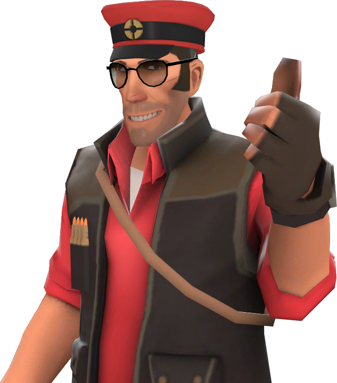 T F2_ Soldier_ Pointing PNG