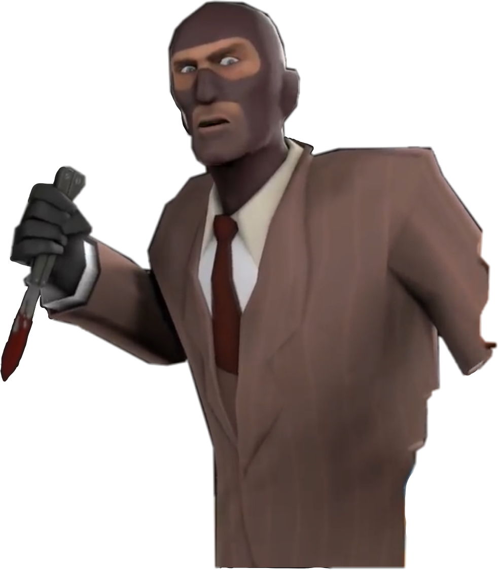 T F2_ Spy_with_ Knife PNG