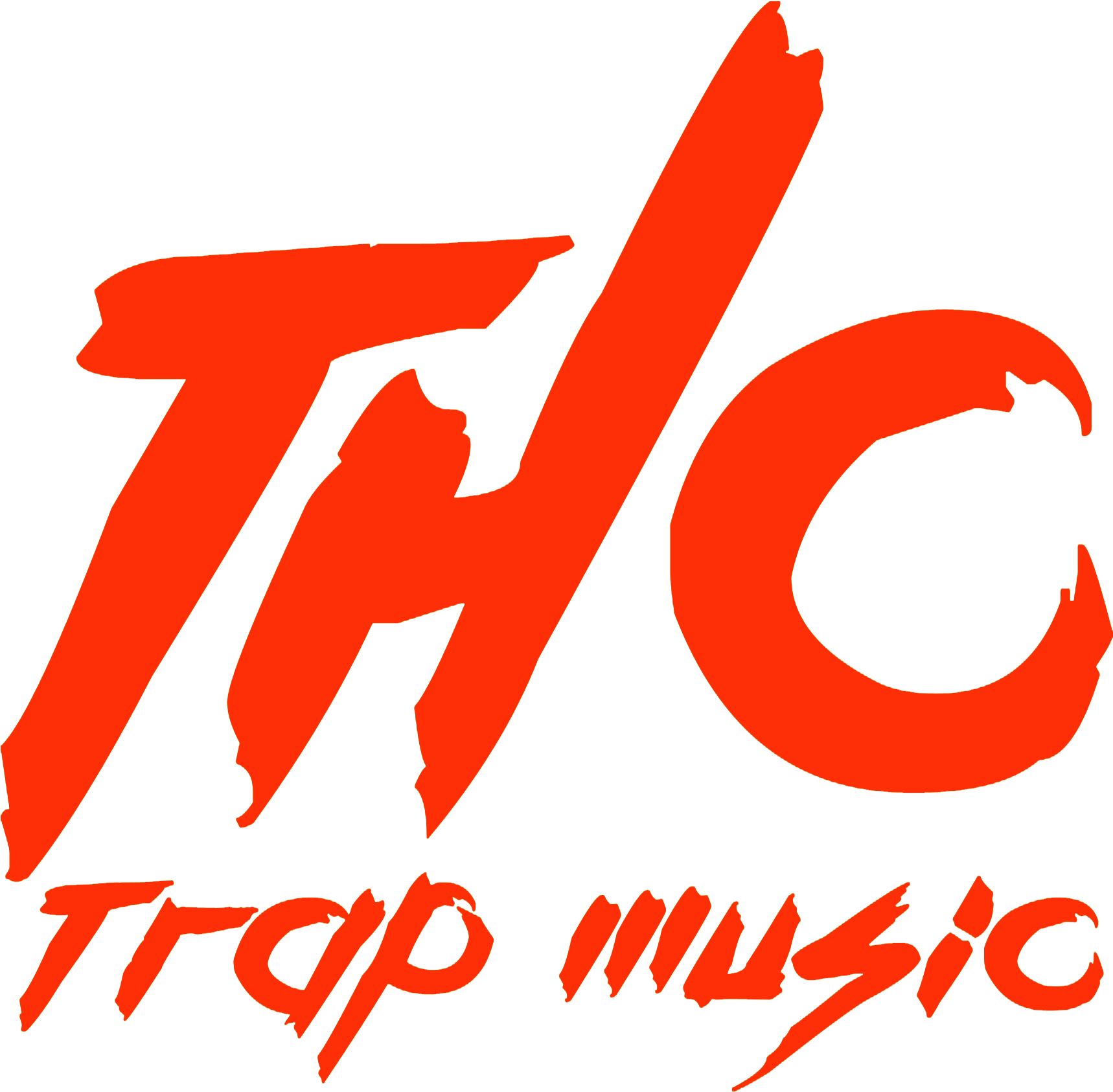 T H C Trap Music Logo PNG