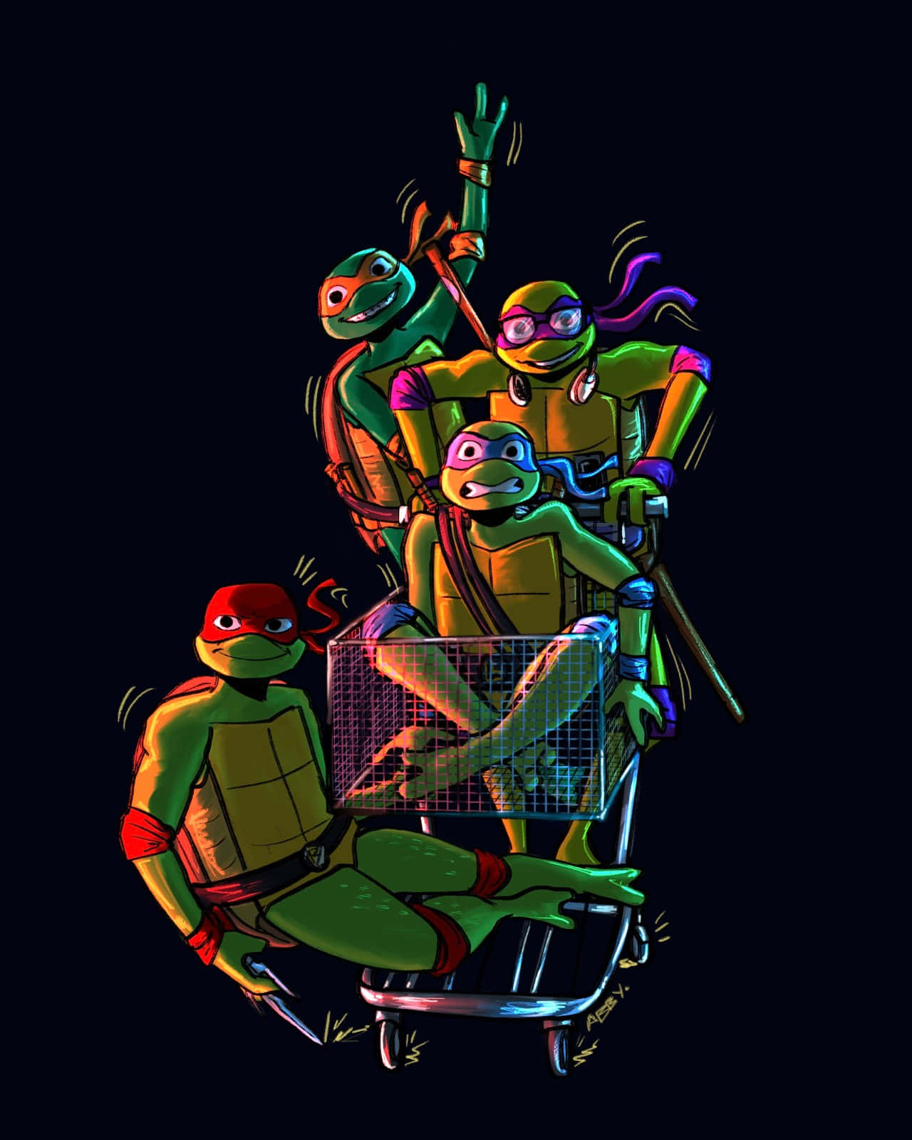 T M N T Teenage Mutant Ninja Turtles Artwork Wallpaper