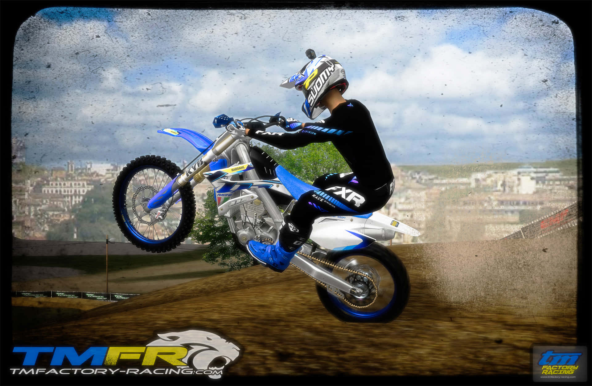 Aksi Motocross Tm Racing Wallpaper