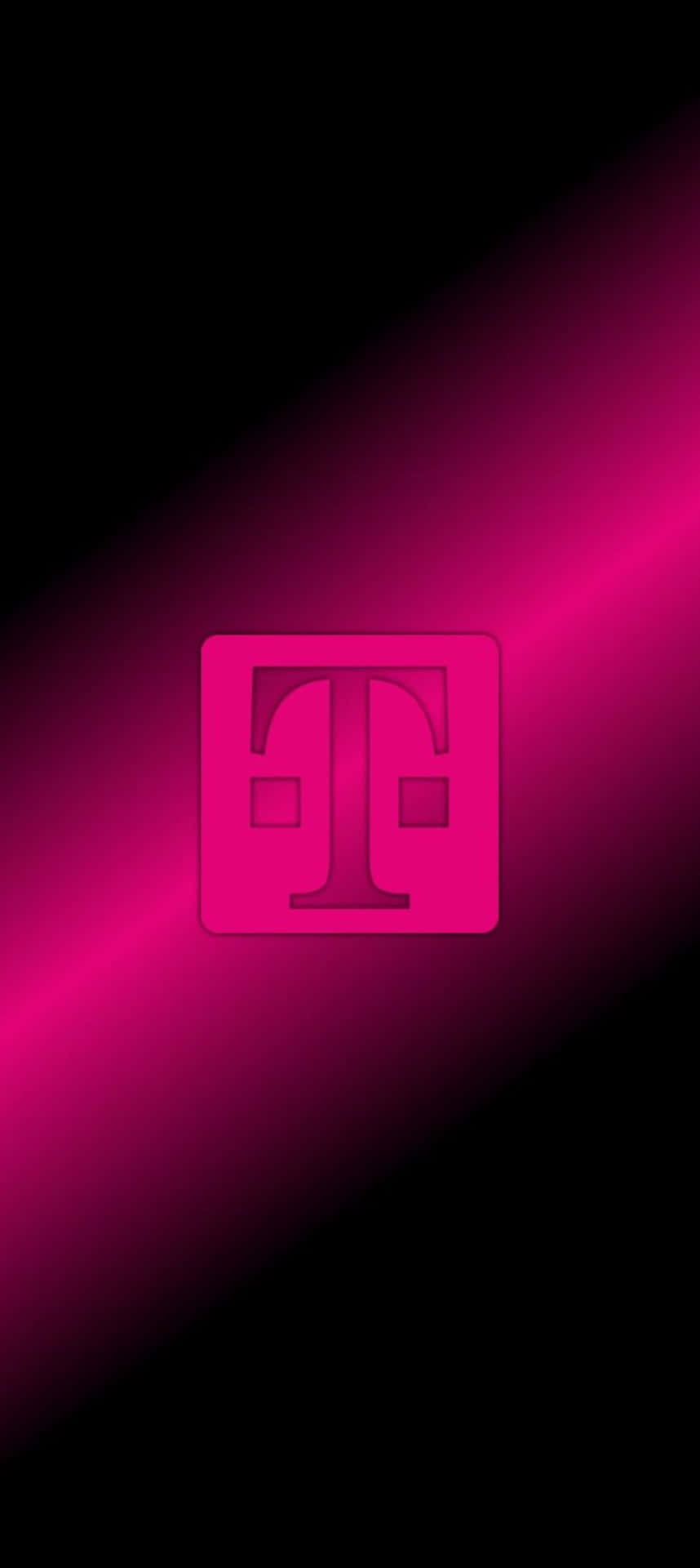 T Mobile Logoon Pink Gradient Background Wallpaper