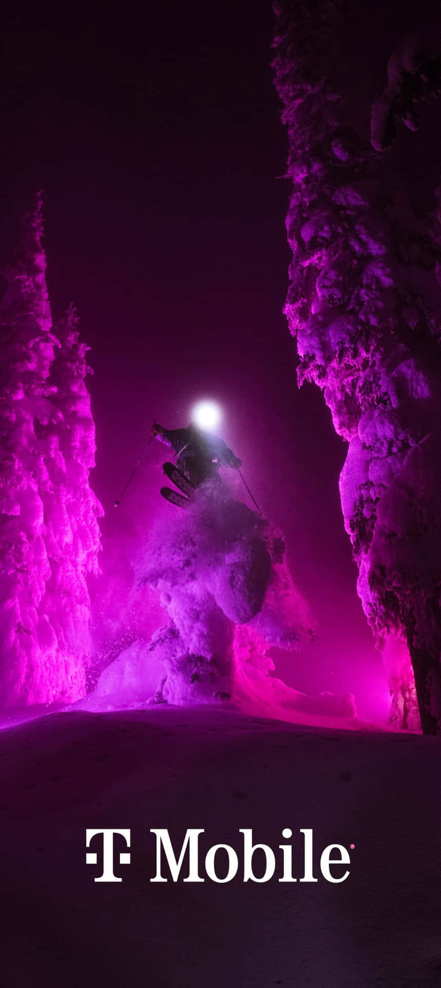 T Mobile Snowboarder Night Session Wallpaper