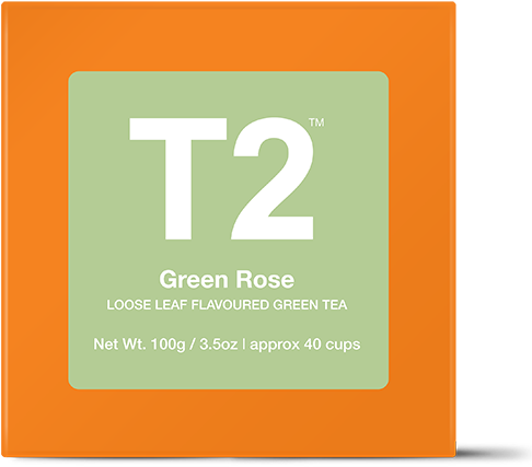 T2 Green Rose Loose Leaf Tea PNG