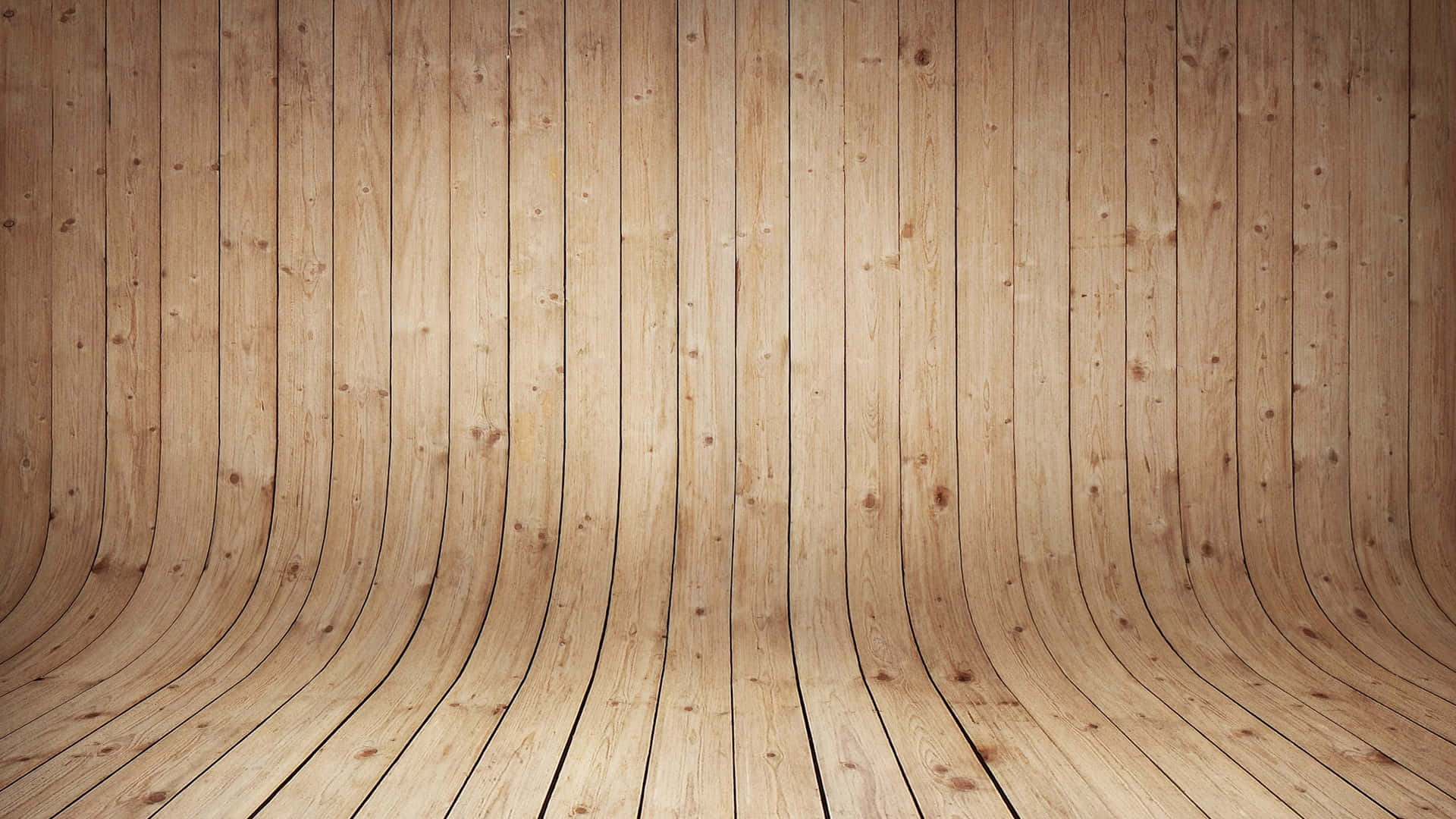 Wooden Table Curving Downwards Background