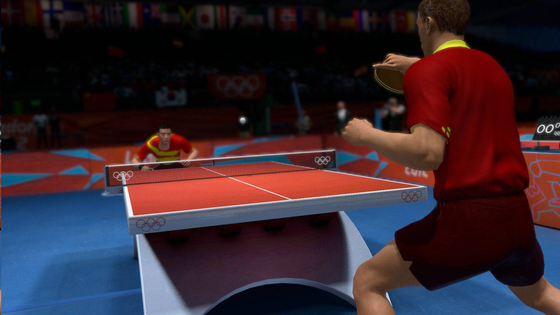 Torneo Delle Olimpiadi Di Ping Pong In 3d Sfondo