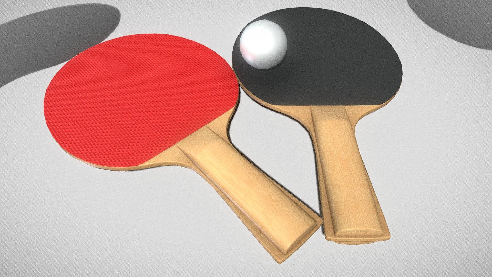 Racchetta E Palla Da Ping Pong Sfondo