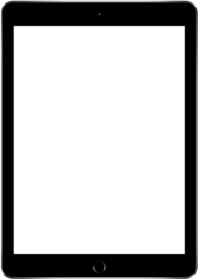 Tablet Mockup Blank Screen PNG