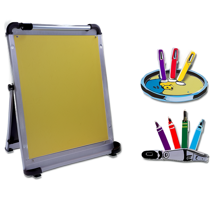 Tabletop Whiteboard Png 05252024 PNG