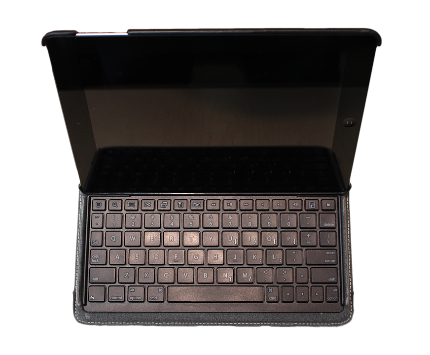 Tabletwith Keyboard Case PNG