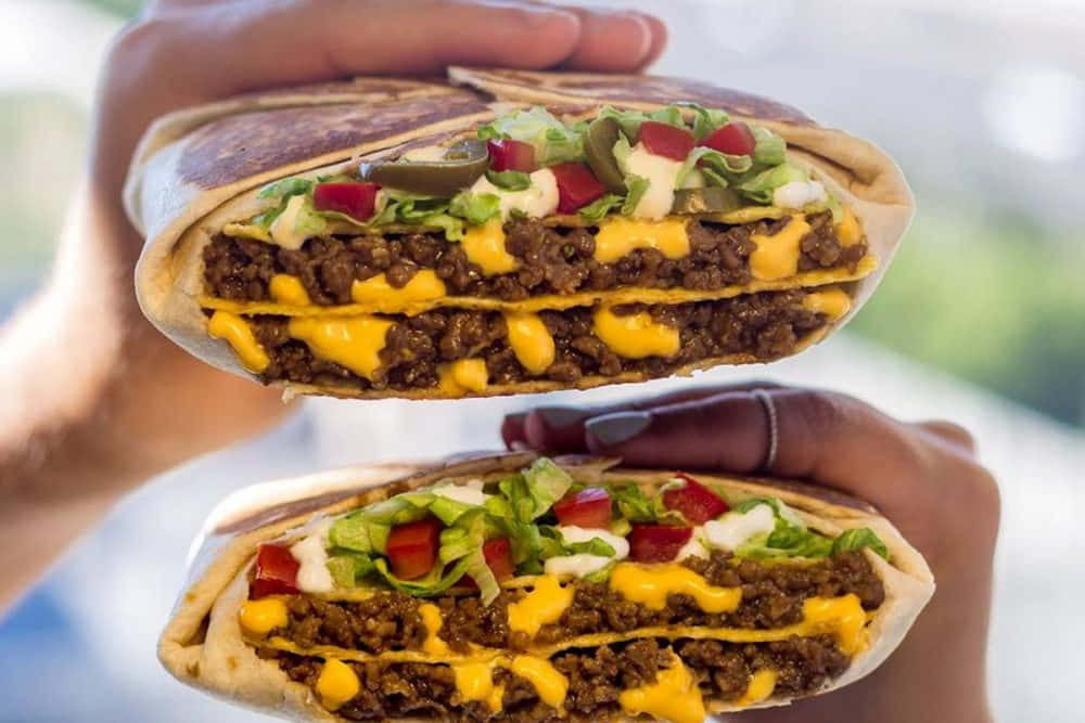 Opgraderdin Spiseoplevelse Med Et Lækkert Taco Bell Måltid!