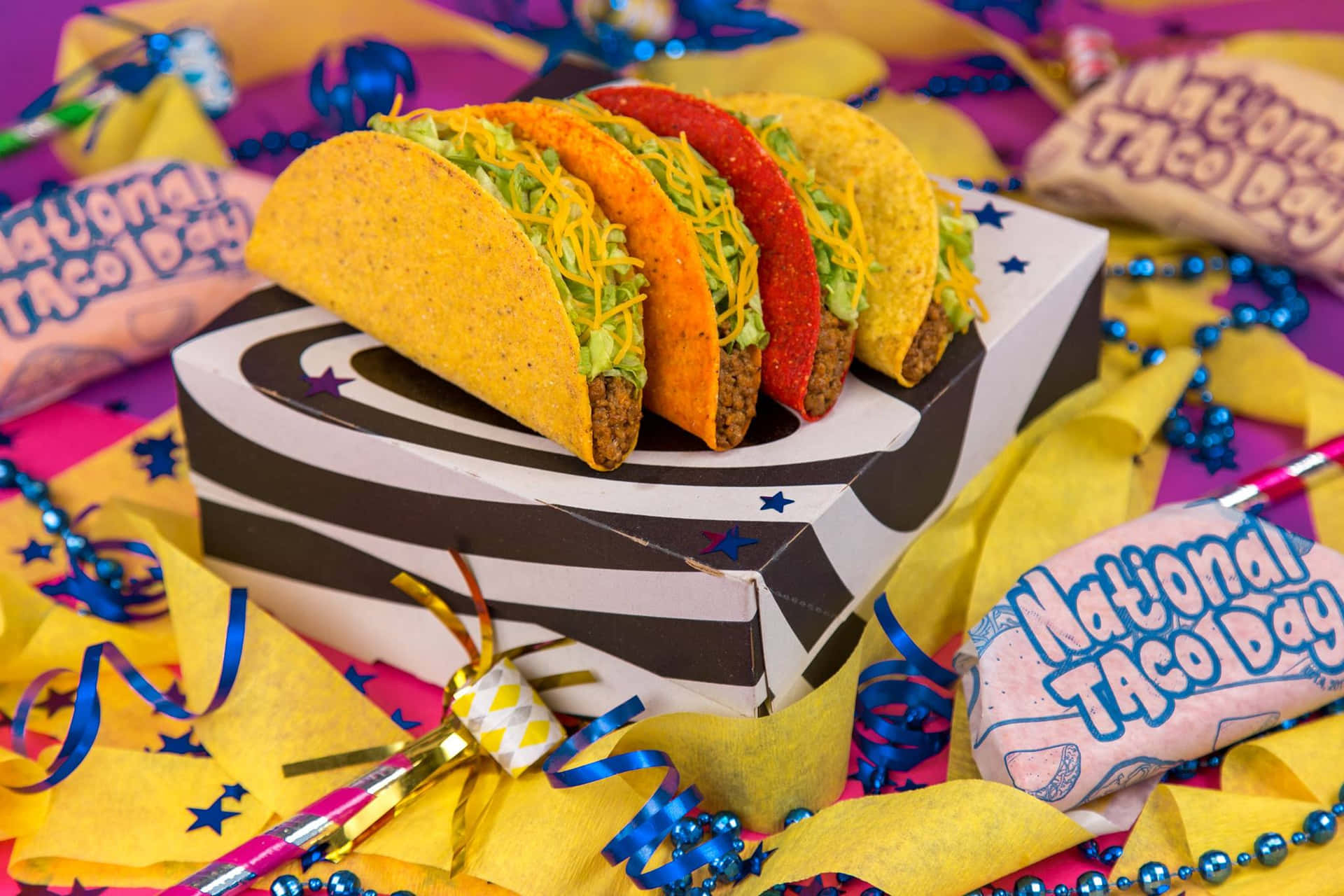 Get your taco cravings satisfied, only at Taco Bell.