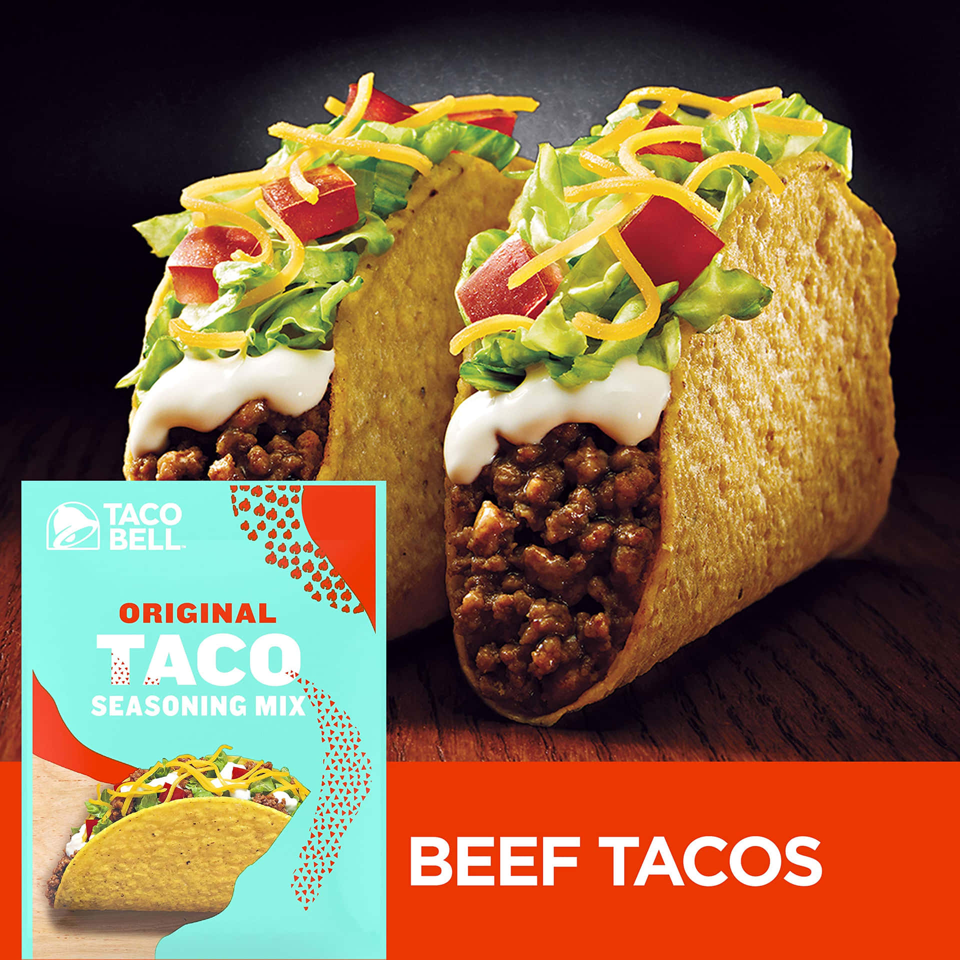 Njutav De Läckra Smakerna Från Taco Bell