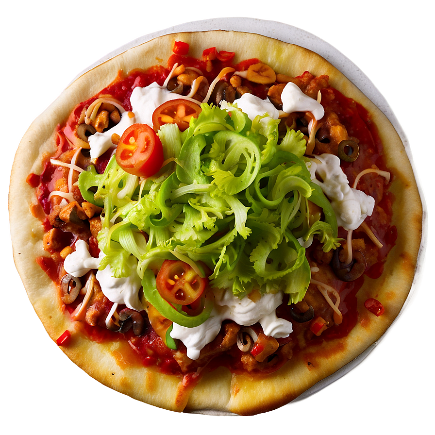 Taco Style Pizza Png Jlr PNG