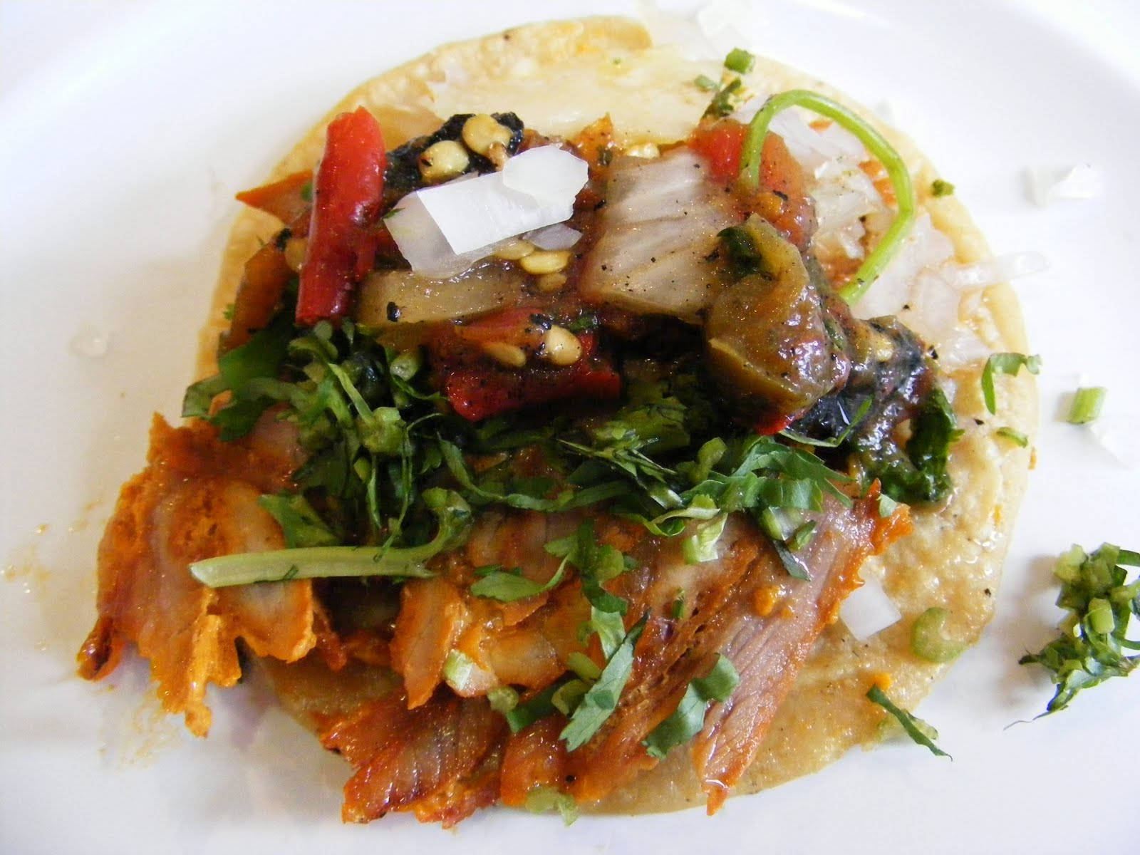 Tacos Al Pastor With Fresh Ingredients Wallpaper