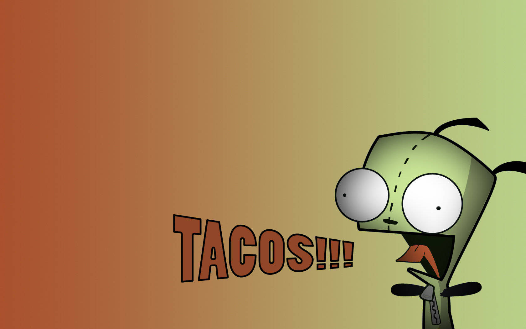 Tacos Invader Zim Background