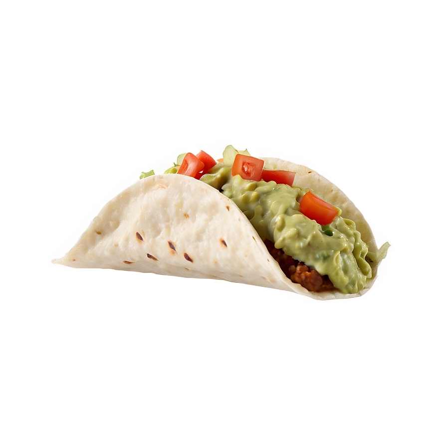 Tacos With Guacamole Png 05232024 PNG