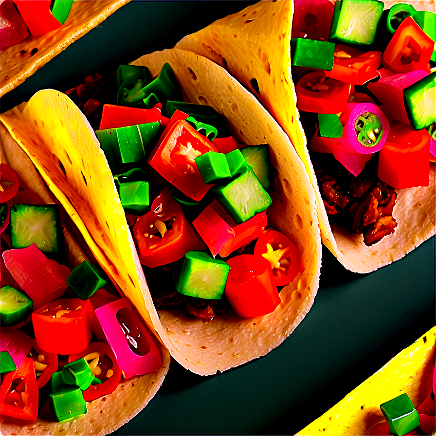 Tacos With Pico De Gallo Png 80 PNG