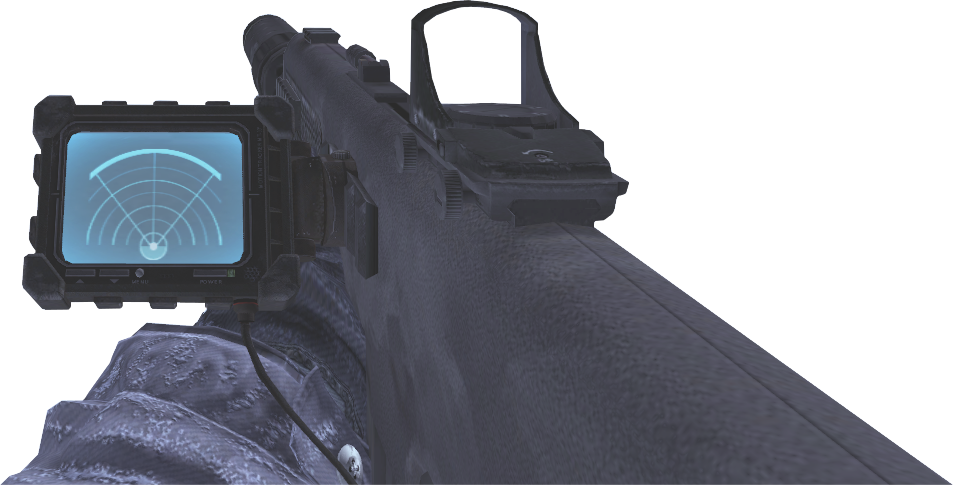 Tactical Riflewith Holographic Sight PNG