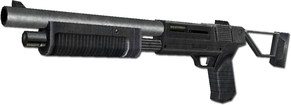 Tactical Shotgun Isolated PNG