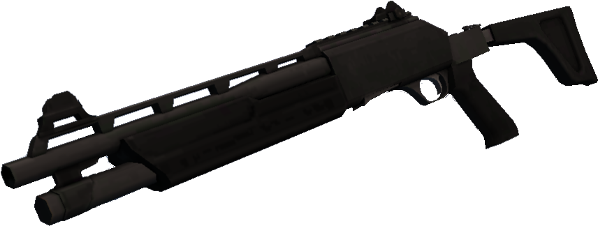 Tactical Shotgun Isolated PNG