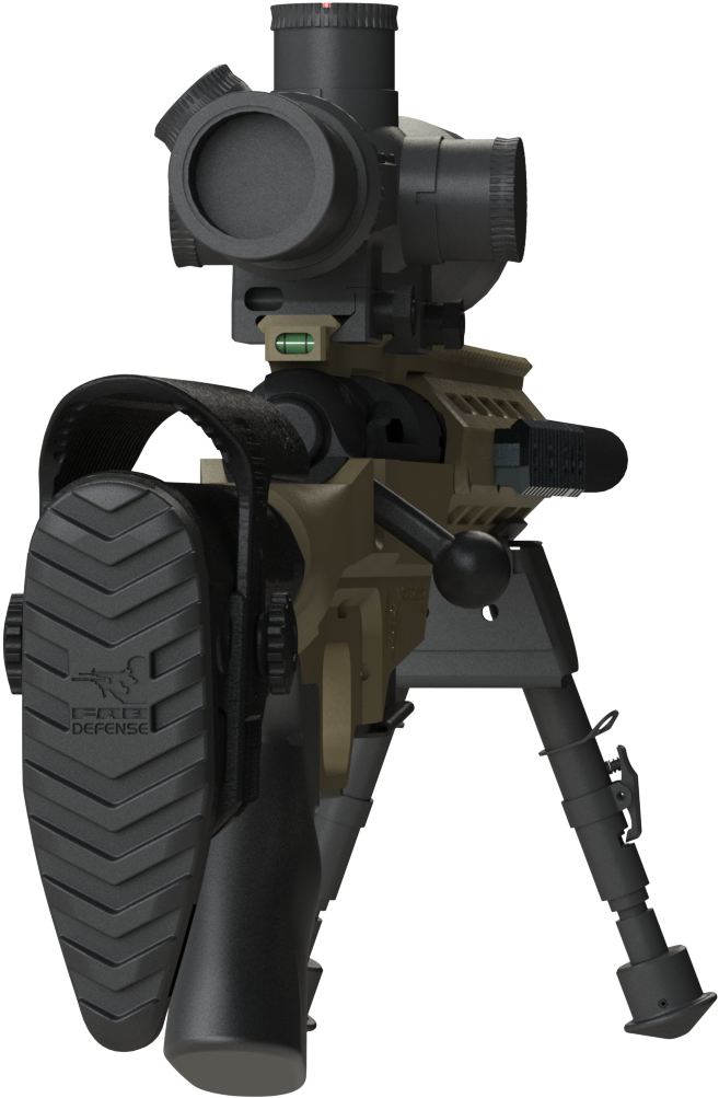 Tactical Sniper Riflewith Scope PNG